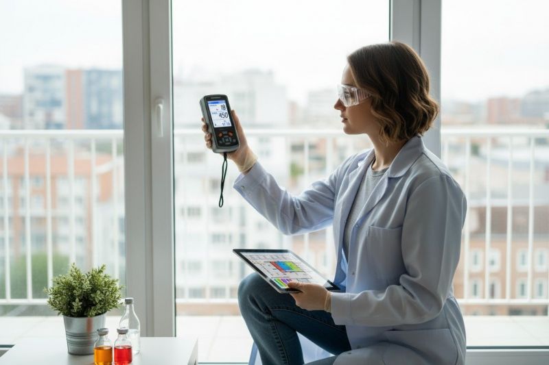 Residential Air Testing detail